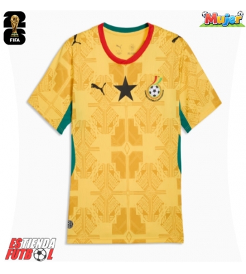 Ghana Segunda Equipación Mujer Mundial 2026 Manga Corta